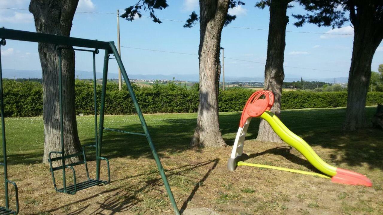 Agritur Villa Osvaldo Castiglione Del Lago Perugia Colazione Piscina Acqua Salata Bagian luar foto